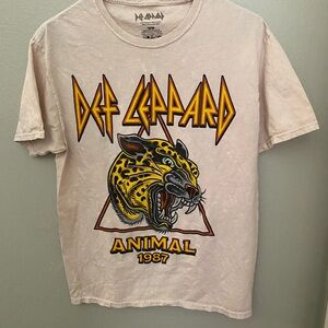 New Def Leppard Animal 1987 Graphic Tee
